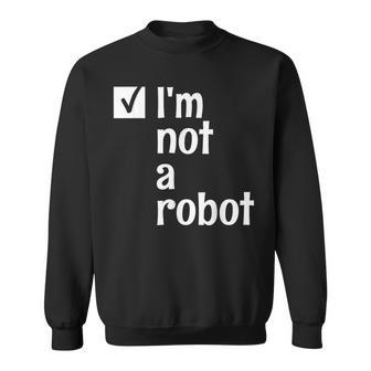 I'm Not A Robot Aiゲーマー スウェットシャツ - Kawaiitshirt