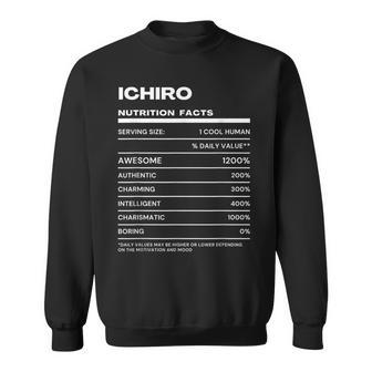 Ichiro 栄養成分表示 スウェットシャツ - Kawaiitshirt