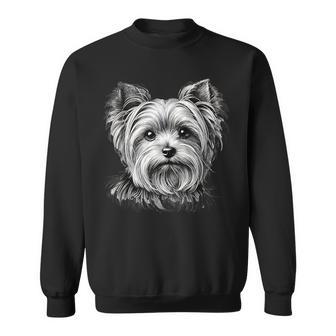 Ilustración De Cara De Perro Yorkie Para Amantes De Los Camisa de entrenamiento - Regaloses