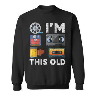 I'm This Old Retro Vintage Media Classic Technology Sweatshirt - Thegiftio UK