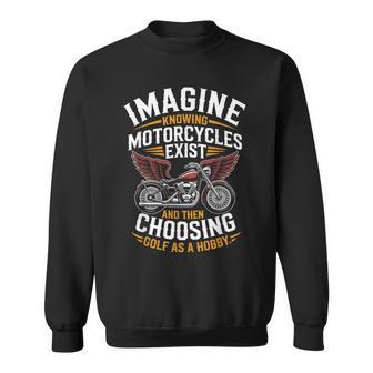 Imagine Motorcycles Exist Chopper Club バイカー バイク スウェットシャツ - Kawaiitshirt