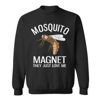 Imán Para Mosquitos Con Texto En Inglés They Just Love Me Camisa de entrenamiento - Regaloses