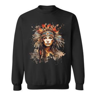 Indien Chef Indien Bijou De Tête Manche Longue Sweater e - Cadeauxyz