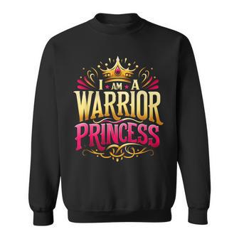 Inspiradora Princesa Guerrera Corona Motivacional Chicas Camisa de entrenamiento - Regaloses