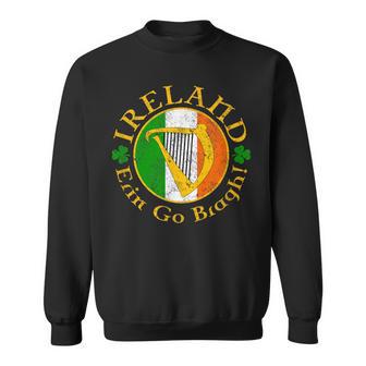 Ireland Erin Go Bragh Irish Harp Sweatshirt - Thegiftio UK