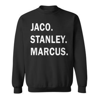 JacoStanleyMarcusJazz Guitar Godsミュージシャン スウェットシャツ - Kawaiitshirt