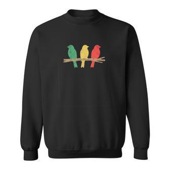 Jamaica Reggae Birds Rasta Colors Nature Souvenir Sweatshirt - Monsterry