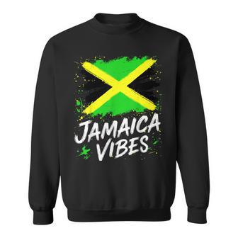 Jamaican Flag Jamaica Vibes Reggae Sweatshirt - Thegiftio UK