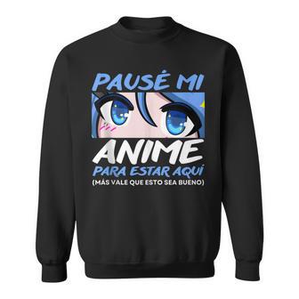 Japon Anime Pausé Mi Anime In Mangas Camisa de entrenamiento - Regaloses