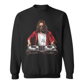 Jesus Dj Électronique Musique Techno Sweater e - Cadeauxyz