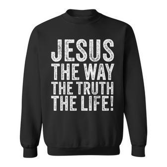 Jesús El Caminoerdadida Cristiana Fe Religión Cristo Camisa de entrenamiento - Regaloses
