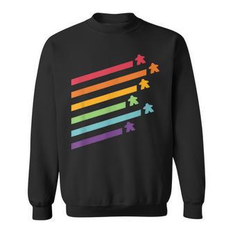 Jeu Deociété Meeple Retrotripes Sweater e - Cadeauxyz