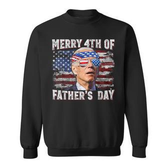 Joe Biden Merry 4Th Of Fathers Day Fourth Of July Sweatshirt | Seseable UK