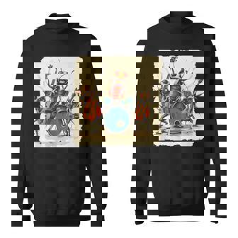 Joli Costume De Cafards Rockband Pour Les Amateurs D'insectes Sweater e - Cadeauxyz