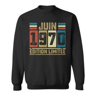 Juin 1970 Cadeau D'anniversaire 52 Ans Rétrointage Sweater e - Cadeauxyz