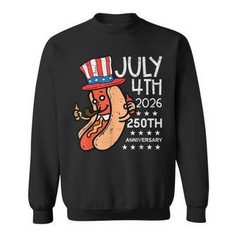 July 4Th 2026 250Th Anniversary Hotdog 250 Years Usa Kid Sweatshirt - Thegiftio UK