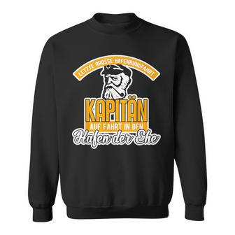 Junggesellenabschied Team Crew Kapitän Hafen Der Ehe Sweatshirt - Seseable