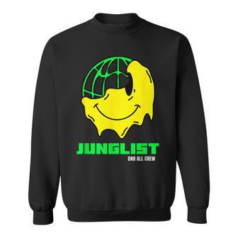 Junglist ドラムとベース Dnb スマイリー スウェットシャツ - Kawaiitshirt