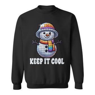 Keep It Cool Disconowman Retro Funky Holidayibes スウェットシャツ - Kawaiitshirt