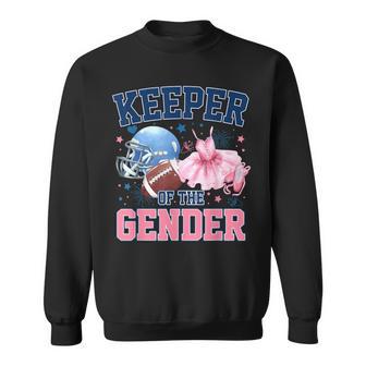 Keeper Of The Gender Touchdown Or Tutus Gender Reveal Party Sweatshirt - Thegiftio