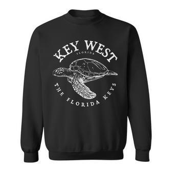 Key West Turtle Florida Keys Per Pescaubacquea Maglia A Manica Felpa - Novitaregali