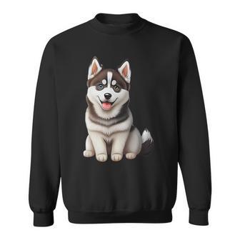 Kinder Hunde Husky Husky Sweatshirt - Seseable
