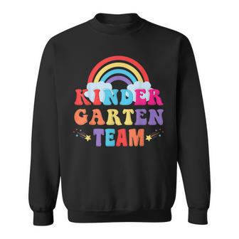 Kindergarten Kita Team Outfit Erzieherin Erzieher Regenbogen Sweatshirt - Seseable