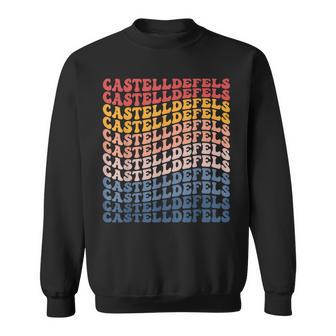 La Ciudad De Castelldefels Estilo Retro Camisa de entrenamiento - Regaloses