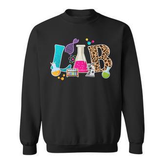 Lab Leopard Laboratory Technician Lab Technologist Sweatshirt | Mazezy