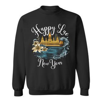 Laos Happy Laotian New Year Pi Mai Lao Water Festival Sweatshirt | Mazezy