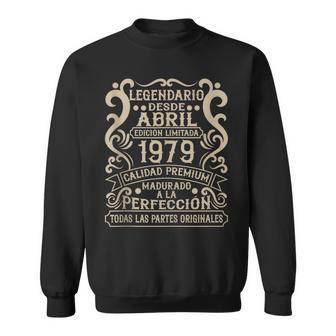 Legendario Desde Abril 1979 Cumpleaños 47 Años In Mangas Camisa de entrenamiento - Regaloses