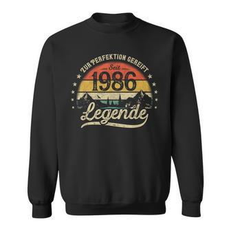 Legendeeit 1986 40 Jahre 40 Geburtstag Mann Frau Geschenk Sweatshirt - Seseable