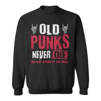Lesieux Punks Ne Meurent Jamais Punk Rock Sweater e - Cadeauxyz