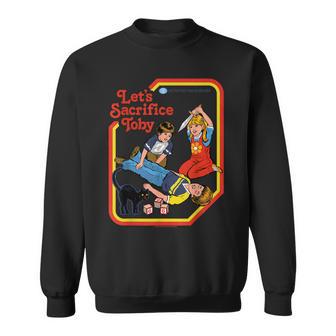 Let'sacrifice Toby Occult Retrointage Adult Humor Felpa - Novitaregali