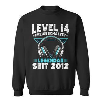 Level 14 Geburtstag Junge Gamer Mann Deko Jahrgang 2012 Sweatshirt - Seseable