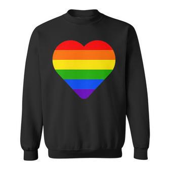 Lgbt レインボーウィングス フラッグ ハート ゲイ バイ ラブ プライド月間 Lgbtq スウェットシャツ - Kawaiitshirt