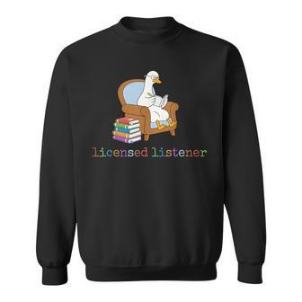 Licensed Listener Goose Counselor Graduation Mental Health Sweatshirt - Thegiftio UK