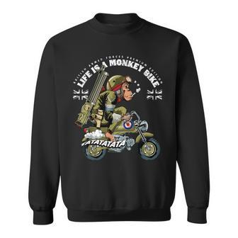 Life Is A Monkey Bike 英国軍 ヴィンテージエディション スウェットシャツ - Kawaiitshirt