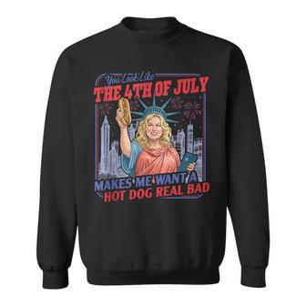 You Look Like 4Th Of July Hotdog Real Bad 4Th Of July Sweatshirt - Thegiftio UK