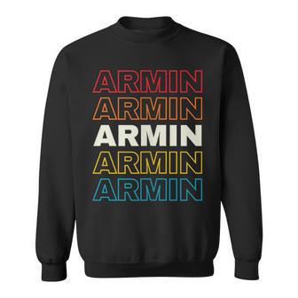 I Love Armin Personalizado Retrounset Primer Nombre In Mangas Camisa de entrenamiento - Regaloses