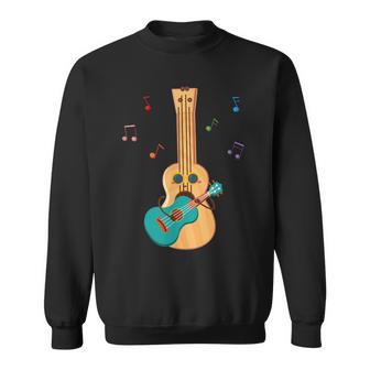 L'ukulélé Est En Train De Jouer De L'ukulélé Musicien Sweater e - Cadeauxyz