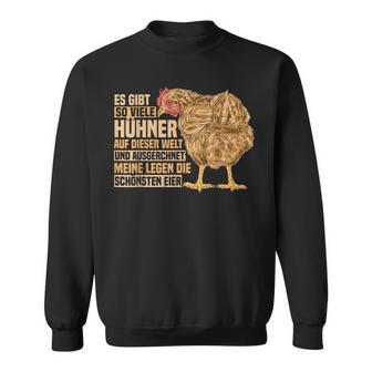Lustiges Landwirtin Henne Bauer Hühner Landwirt Huhn Sweatshirt - Seseable