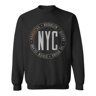 Manhattan New York Boroughs Cinque Boroughs Nyc Manhattanites Felpa - Novitaregali