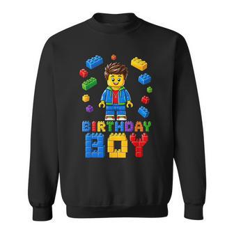 Master Builder Boy Brick Block Building Blocks Birthday Boys Sweatshirt | Seseable UK