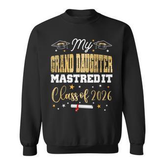 Masters Graduation My Grand-Daughter Mastered It Class 2026 Sweatshirt - Thegiftio UK
