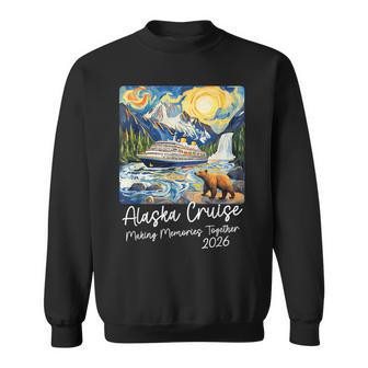 Matching Alaskan Family Friends And Group Alaska Cruise 2026 Sweatshirt - Thegiftio UK