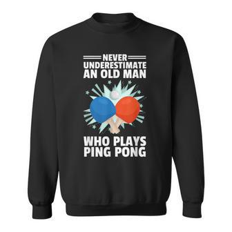 Mejor Ping Pong Diseño Hombres Papá Abuelo Jugador De Tenis De Mesa Camisa de entrenamiento - Regaloses