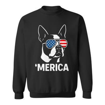 Merica Boston Terrier Sweatshirt - Thegiftio UK