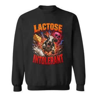 Milch Lustiges Laktose Intolerant Meme Sweatshirt - Seseable