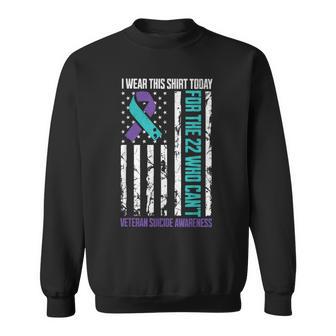 Military Veteran Suicide Awareness Month Suicide Prevention Sweatshirt - Thegiftio UK